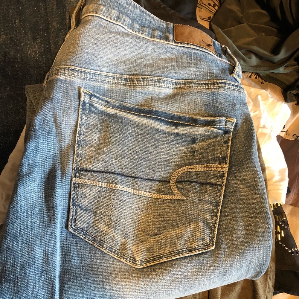 High waisted skinny jeans